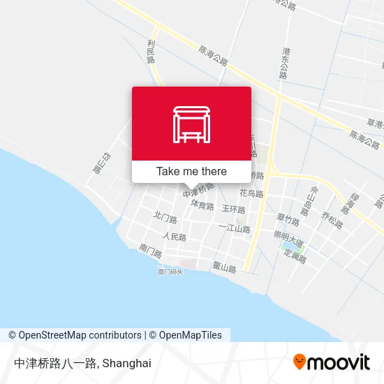 中津桥路八一路 map