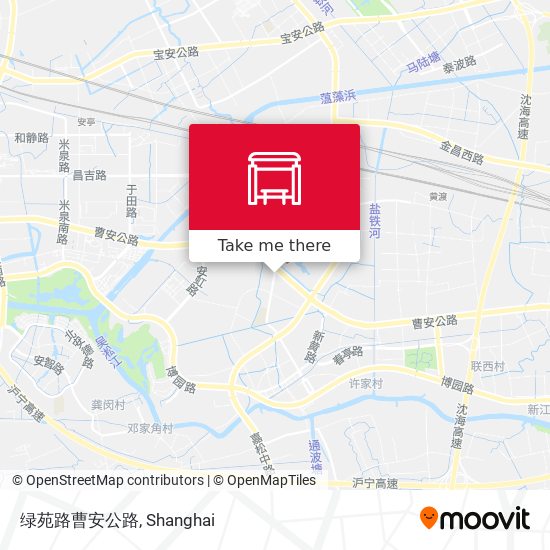 绿苑路曹安公路 map