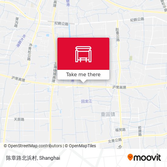 陈章路北浜村 map