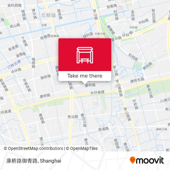 康桥路御青路 map