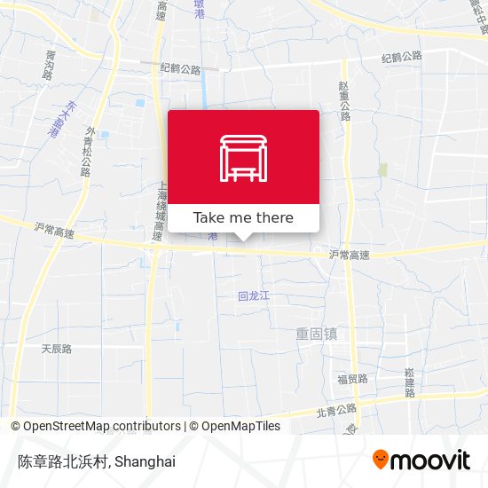 陈章路北浜村 map