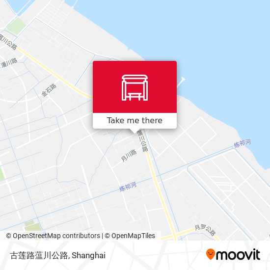 古莲路蕰川公路 map