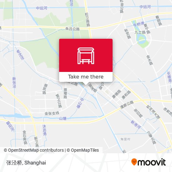 张泾桥 map