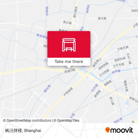 枫泾牌楼 map