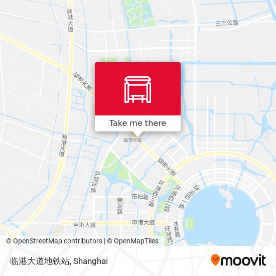 临港大道地铁站 map