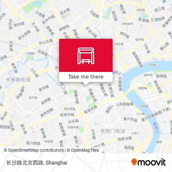 长沙路北京西路 map
