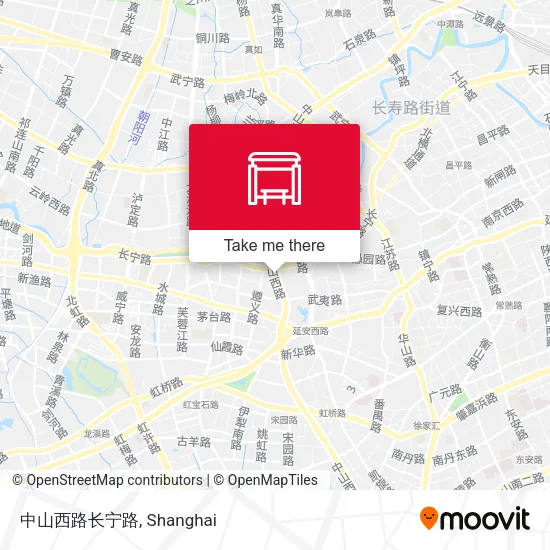 中山西路长宁路 map