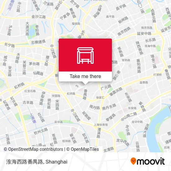 淮海西路番禺路 map