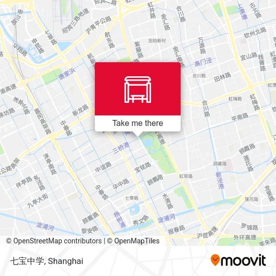 七宝中学 map
