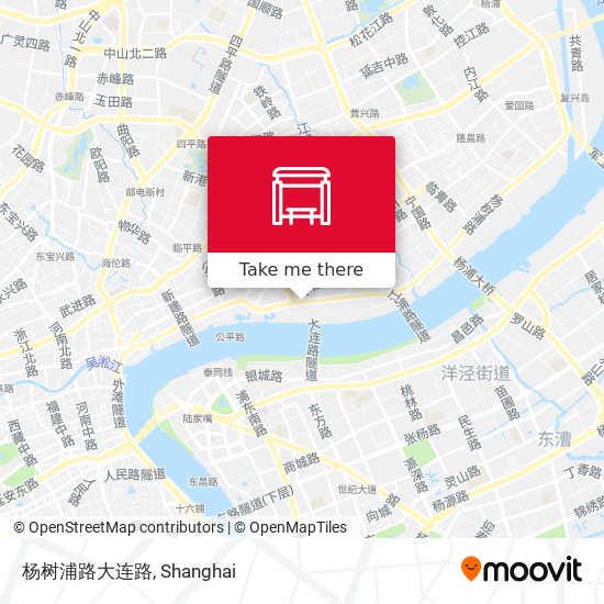 杨树浦路大连路 map