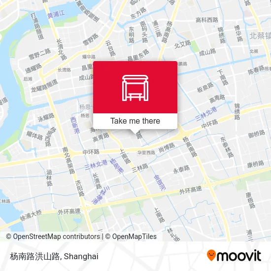 杨南路洪山路 map
