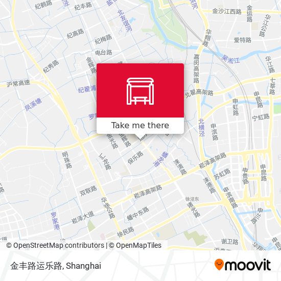 金丰路运乐路 map