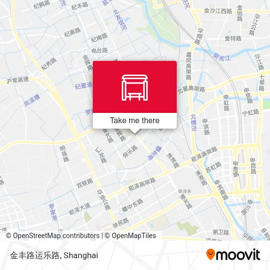 金丰路运乐路 map