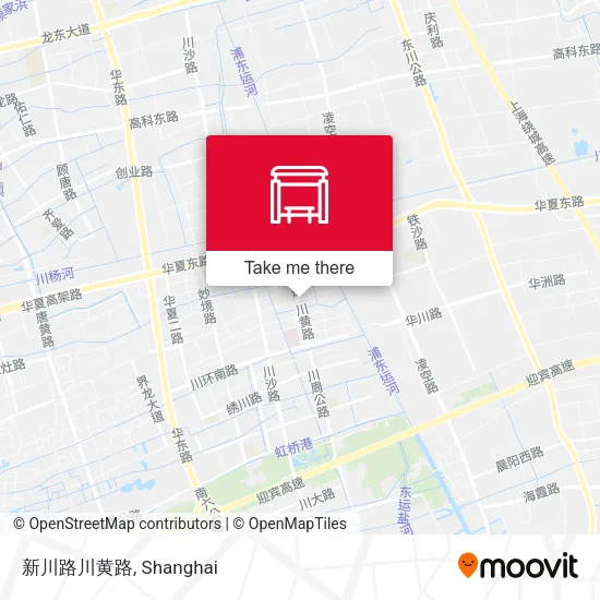 新川路川黄路 map