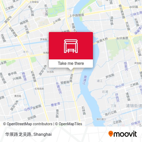 华展路龙吴路 map