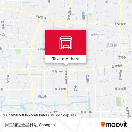 同三辅道金星村站 map