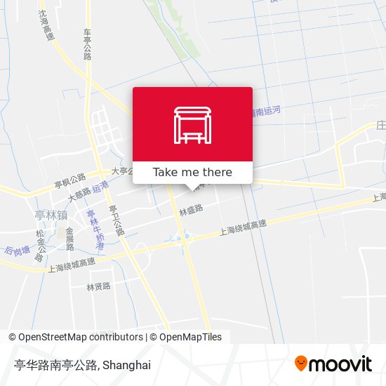 亭华路南亭公路 map