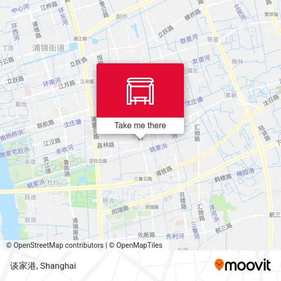 谈家港 map