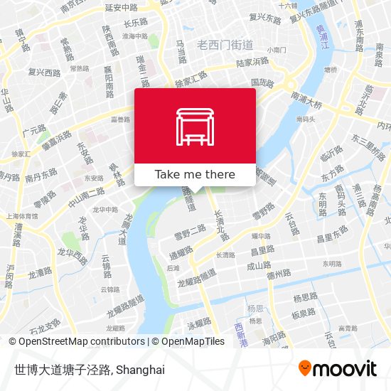 世博大道塘子泾路 map