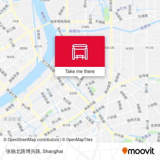 张杨北路博兴路 map