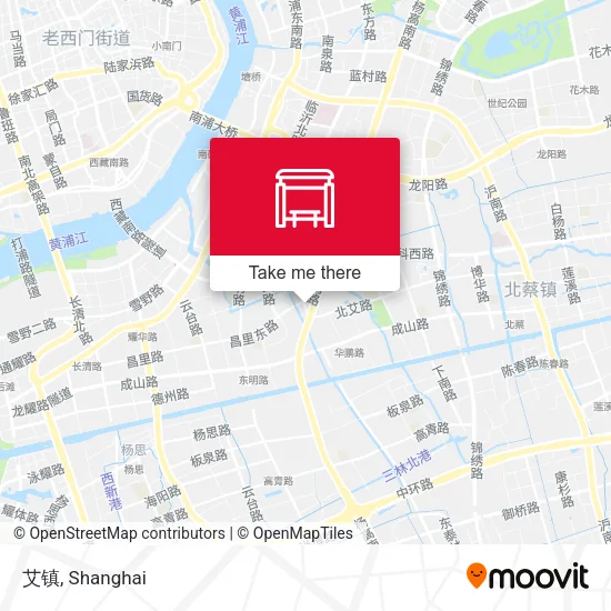 艾镇 map