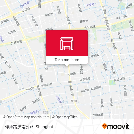 梓康路沪南公路 map