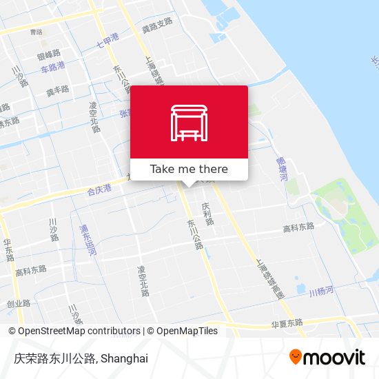 庆荣路东川公路 map