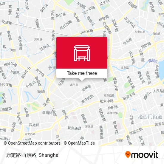 康定路西康路 map