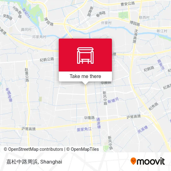 嘉松中路周浜 map