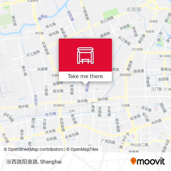 汾西路阳泉路 map