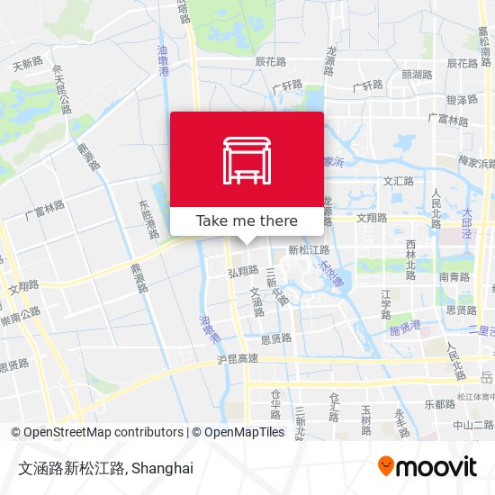 文涵路新松江路 map