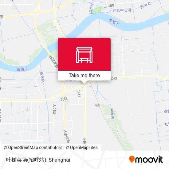 叶榭菜场(招呼站) map