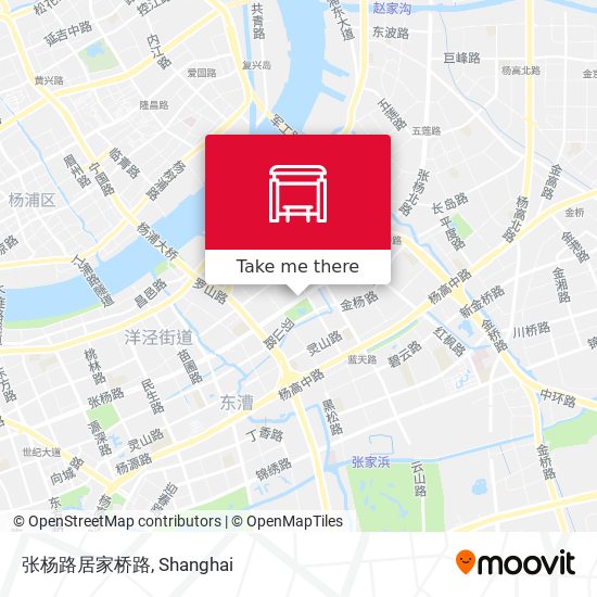 张杨路居家桥路 map