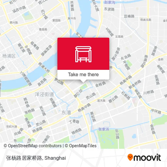 张杨路居家桥路 map