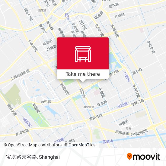 宝塔路云谷路 map