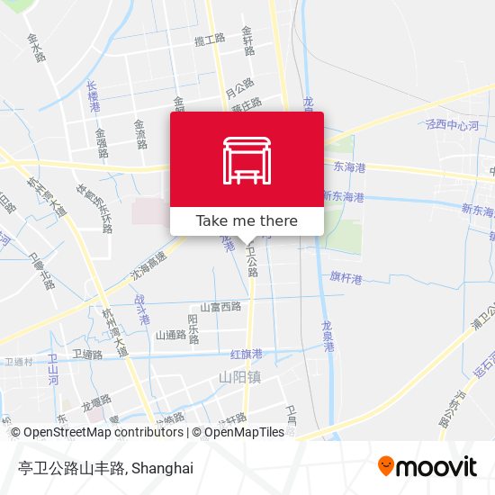 亭卫公路山丰路 map