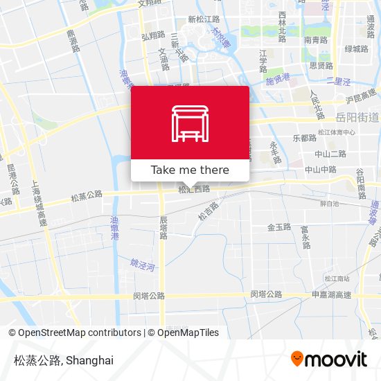 松蒸公路 map