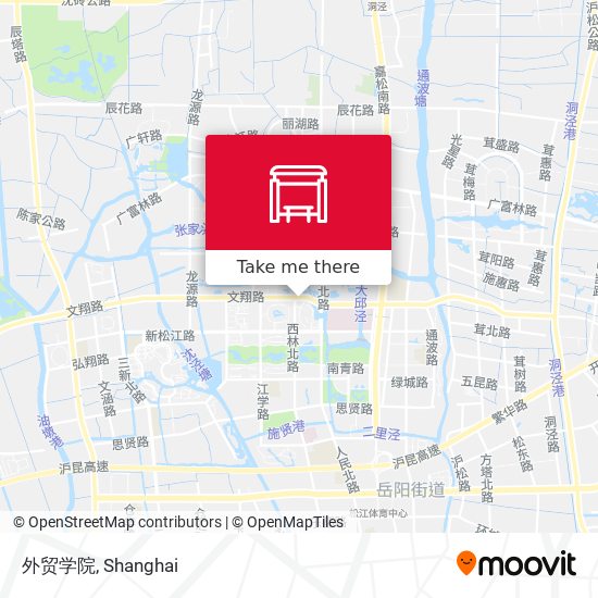 外贸学院 map