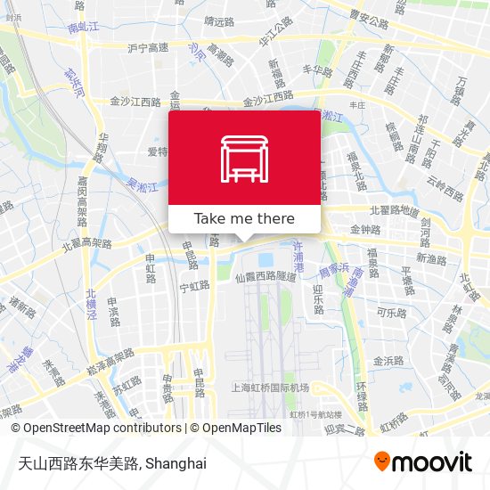 天山西路东华美路 map
