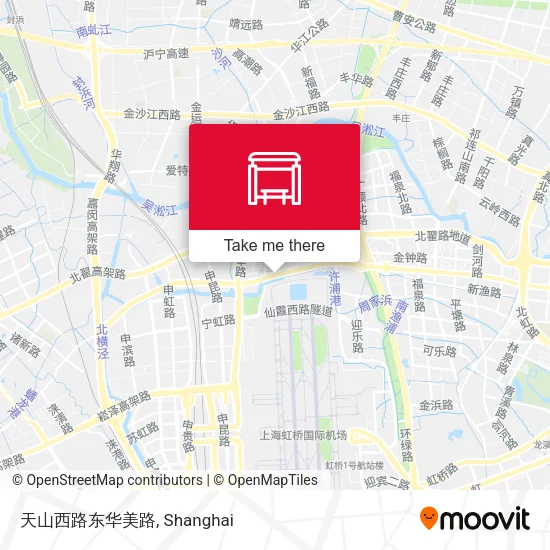 天山西路东华美路 map