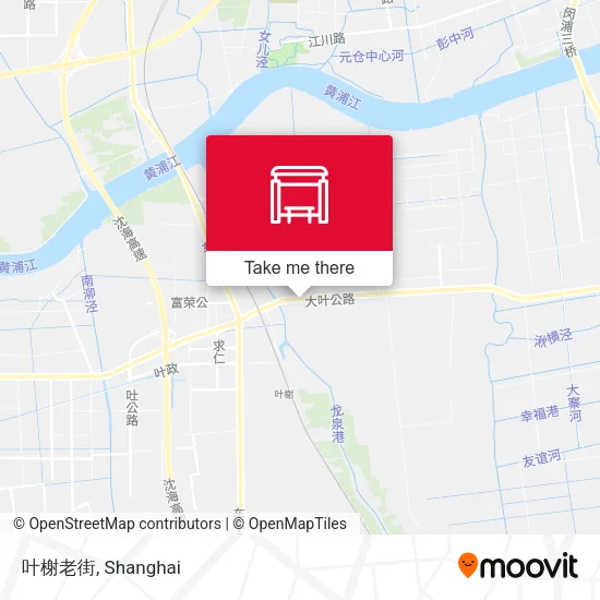 叶榭老街 map
