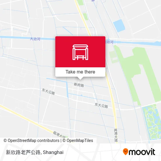 新欣路老芦公路 map