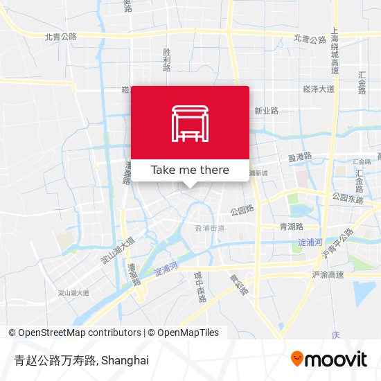 青赵公路万寿路 map