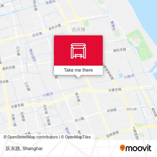 跃东路 map