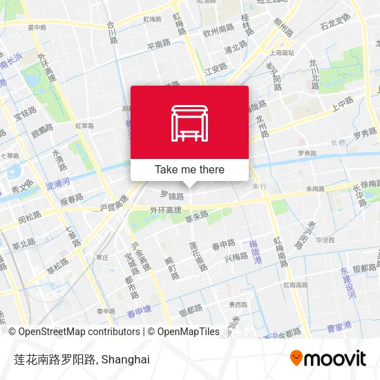 莲花南路罗阳路 map