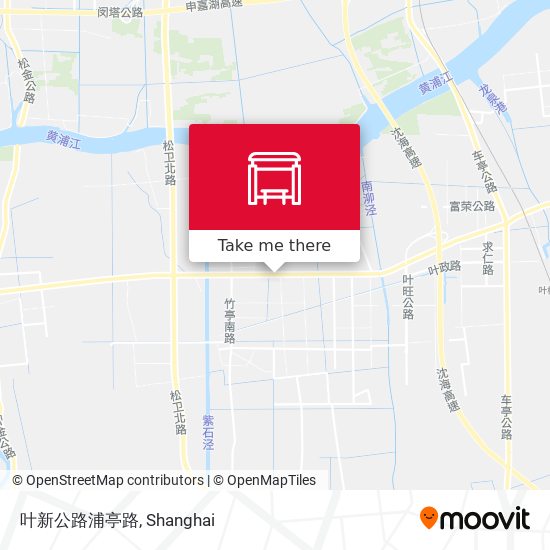 叶新公路浦亭路 map