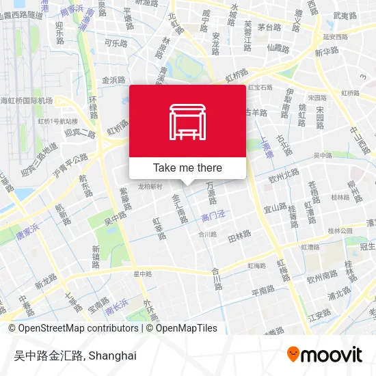 吴中路金汇路 map