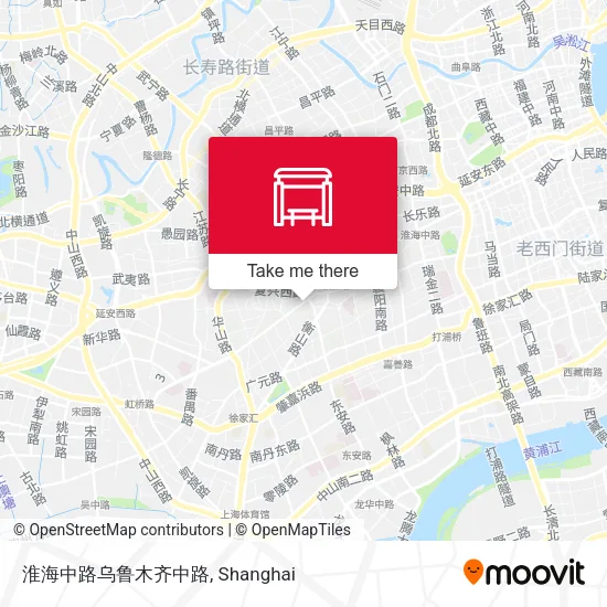 淮海中路乌鲁木齐中路 map