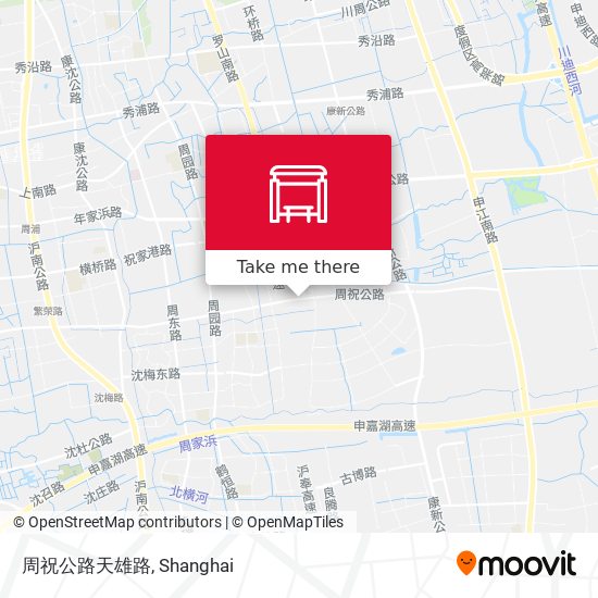 周祝公路天雄路 map