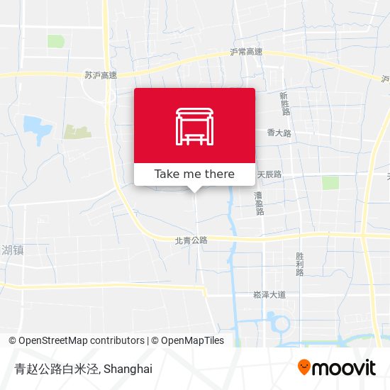 青赵公路白米泾 map